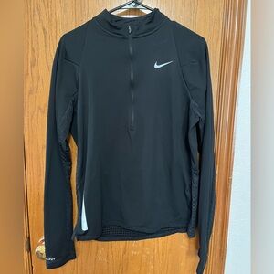 Nike Black Running Division Quarter Zip Jacket Size M